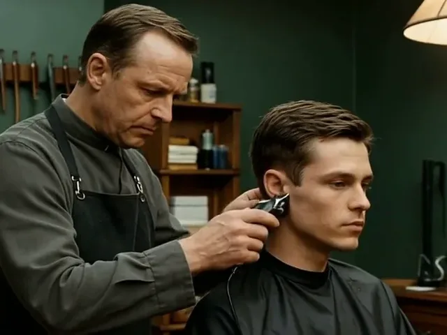Cinematic barbershop website designed for Scissors and Cedar